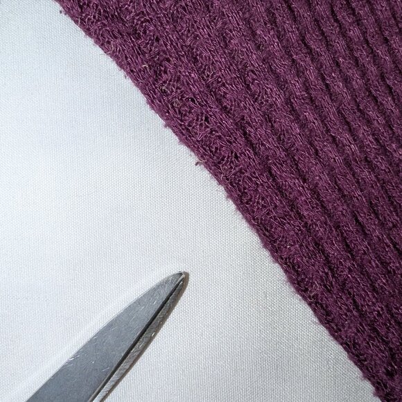 Free People | Ventura Waffle Knit Thermal Tee in African Violet	| Size Small - Picture 12 of 12